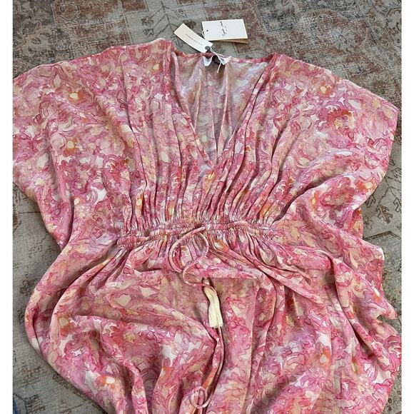 Anthropologie Rujuta Sheth Kaftan Maxi Dress Womens One Size Vacation Summer - Picture 6 of 10